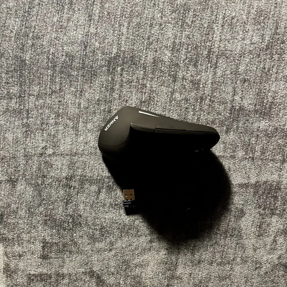Anker 2.4G Wireless Vertical Ergonomic Optical Mouse 1600DPI 5-Button Laptop PC